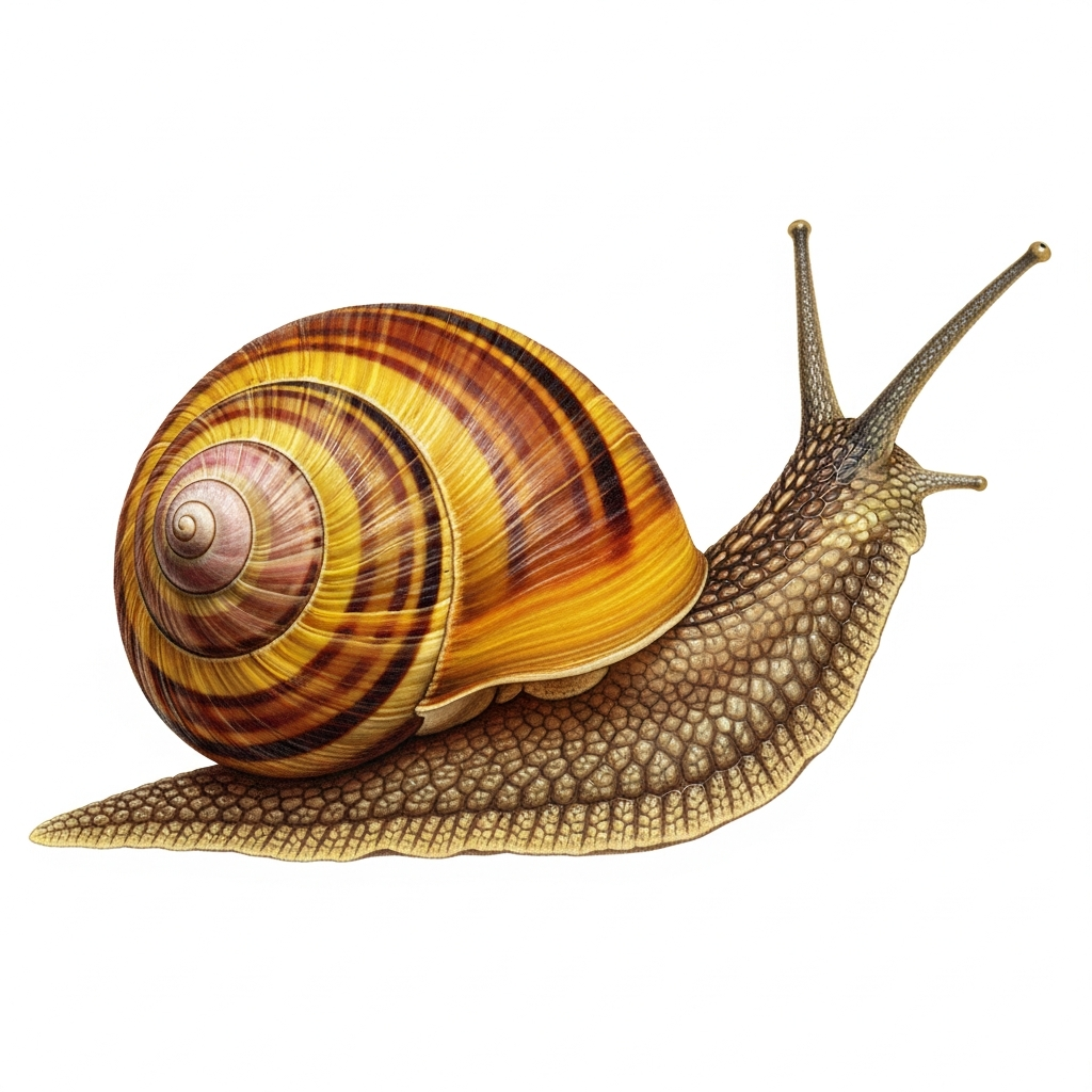Brown-lipped Snail (Cepaea nemoralis)