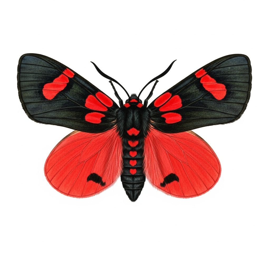 Cinnabar (Tyria jacobaeae)