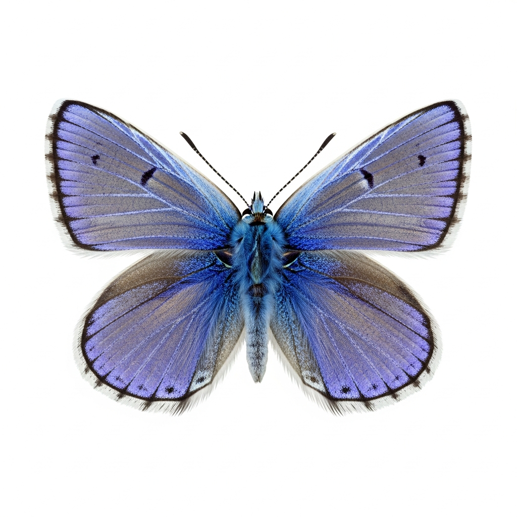 Common Blue (Polyommatus icarus)