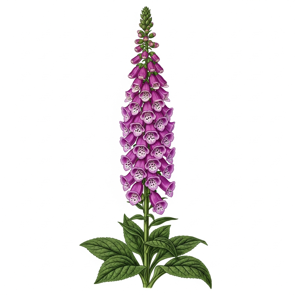Foxglove (Digitalis purpurea)