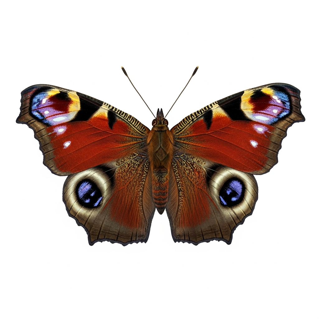 Peacock (Aglais io)