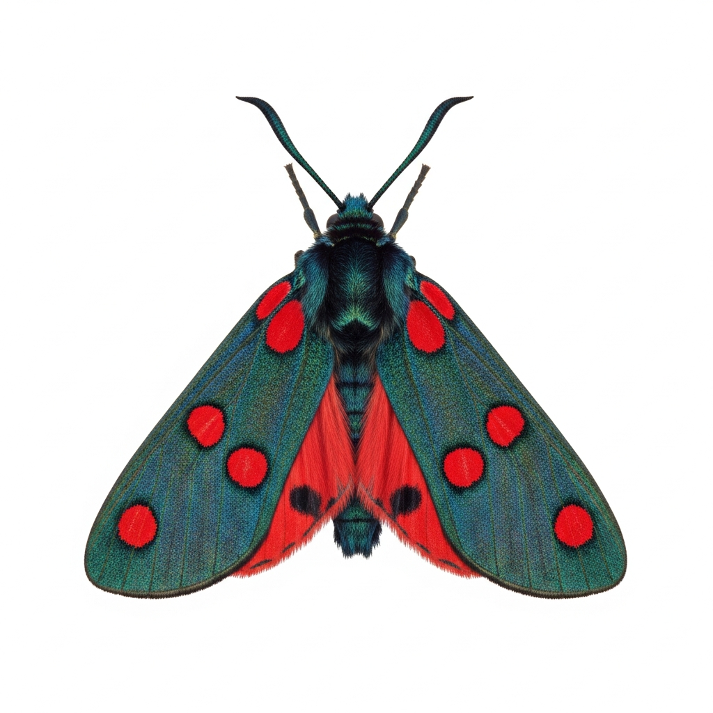 Six-spot Burnet (Zygaena filipendulae)