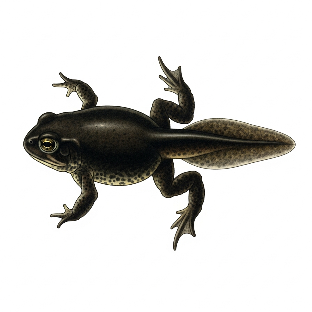 Metamorphosed Toad Tadpole (Bufo bufo)