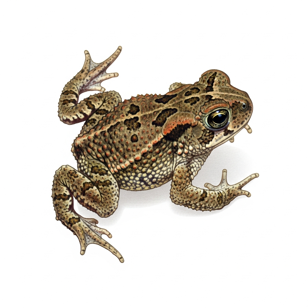 Toadlet (Bufo bufo)